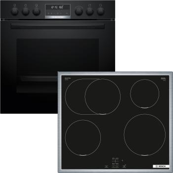Bosch HND675LS62 - Einbau-Herd-Set, HEG578BB4 + NIF645CB5E, Einbau-Herd, Induktionskochfeld, 60 cm